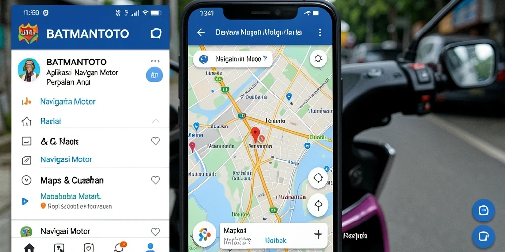 Tampilan antarmuka aplikasi BATMANTOTO untuk navigasi motor yang intuitif.