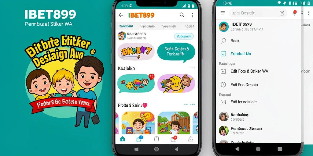 Antarmuka intuitif untuk membuat stiker WhatsApp dengan mudah.