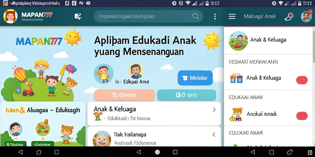 Antarmuka menarik dengan fitur edukasi yang menyenangkan.