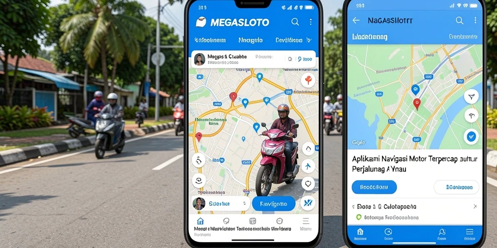 Antarmuka MEGASLOTO yang intuitif untuk navigasi motor.