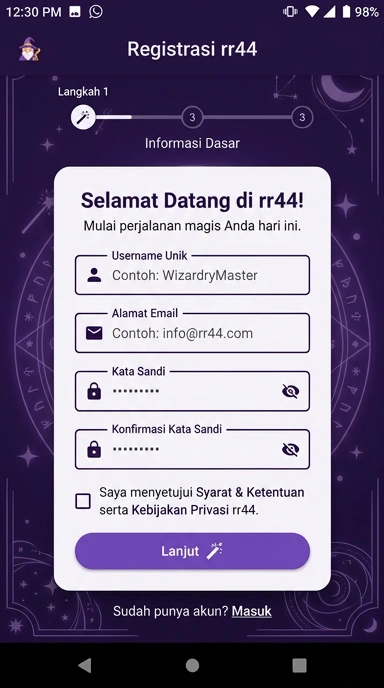 Panduan Lengkap Registrasi Akun rr44 untuk Pengguna Android